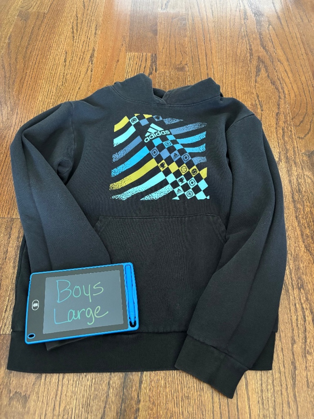 Boys Adidas Hoodie Size L